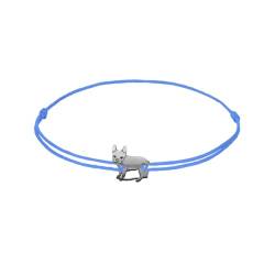 ZILIA Jewelry French Bulldog Bracelet Azure Blue L von ZILIA