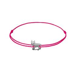 ZILIA Jewelry French Bulldog Bracelet Magenta L von ZILIA