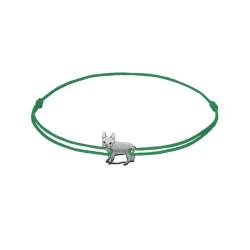 ZILIA Jewelry French Bulldog Bracelet Min Green L von ZILIA