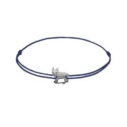 ZILIA Jewelry French Bulldog Bracelet Navy Blue L von ZILIA