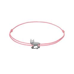 ZILIA Jewelry French Bulldog Bracelet Pink L von ZILIA