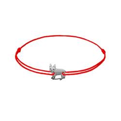 ZILIA Jewelry French Bulldog Bracelet Red L von ZILIA