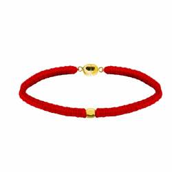 ZILIA Jewelry Magnetic Red String Plated Gold S von ZILIA