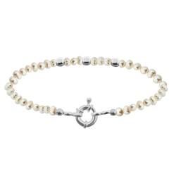 ZILIA Jewelry Pearl Big Silver Stones Bracelet Karkötő M von ZILIA