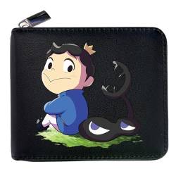 ZILUXI Ranki-ng of Kin-gs Anime-Geldbörsen, Praktische Reißverschluss Wallet mit Münzfach, Geldbörsen Portemonnaie Brieftasche für Jungen/Mädchen(Color:Black 3) von ZILUXI