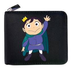 ZILUXI Ranki-ng of Kin-gs Anime-Geldbörsen, Praktische Reißverschluss Wallet mit Münzfach, Geldbörsen Portemonnaie Brieftasche für Jungen/Mädchen(Color:Black 5) von ZILUXI