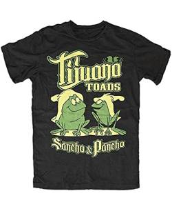 Tijuana Toads T T-Shirts Hemden Mens Summer Fashion Tee T-Shirts Hemden, Schwarz Kult,Frsche,Frog,Fun,Sancho,Pancho,Oldschool,TV Black(X-Large) von ZILV