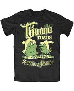 Tijuana Toads T T-Shirts Hemden Mens Summer Fashion Tee T-Shirts Hemden, Schwarz Kult,Frsche,Frog,Fun,Sancho,Pancho,Oldschool,TV Black(XX-Large) von ZILV