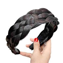 Sechssträngiges geflochtenes Haarband mit Fischgrätenmuster, für Zähne, Haare für Frauen von ZIRYXQ