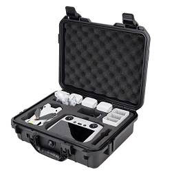ZJRXM Mini 3 Pro Case Wasserdichter Hartschalenkoffer für DJI Mini 3 Pro Zubehör, Passend für DJI RC Fernbedienung, 4 Mini 3 Pro Akku und Zubehör von ZJRXM
