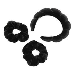 Gesichtswasche Stirnband - 2 Stück Armbänder Weiches Polyester-Handgelenk-Waschband Haarband Set von ZJchao