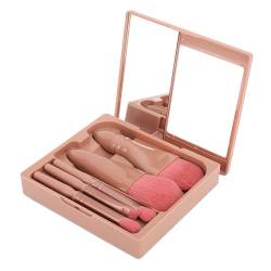 Make-up Pinsel Set, Premium Synthetic Foundation Pulver Concealers Lidschatten Erröten Effektive Anwendung Make-up Pinsel Tragbare Weiche Borsten mit Fall Make-up Pinsel für die von ZJchao