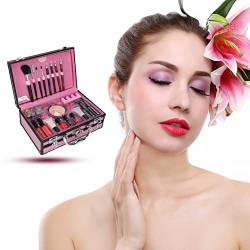 Makeup Starter Kit, Professionals Makeup Nail Art Geschenkset Lidschatten Eyeliner Gesichts-Make-up Essential Starter Kit für Anfänger von ZJchao