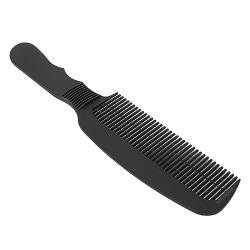 Öl-Haarkamm für Männer, Langlebig, Breiter, Abgerundeter Zahnkamm, Leichtes Styling-Werkzeug, für den Friseursalon zu Hause (BLACK) von ZJchao