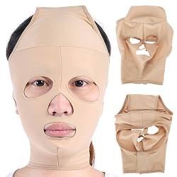V-Gesichts-Gesichtslifting-Maske, V-förmige V-förmige dünne Gesichtsbinde für das Gesundheitswesen Gesichtspflege-Gesichtsmassagegerät Schlanke Schönheitsmaske(XL) von ZJchao