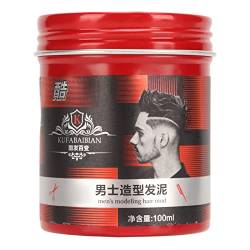 ZJchao 100ml Haarwachs - Styling Paste, Forming Cream, Haarstyling Creme für Männer, Pflegewachs im Vintage-Look, dauerhaft frisch und flauschig, starker Halt von ZJchao