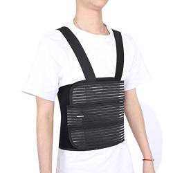 ZJchao Bruststützgurt 1 Stück, Atmungsaktiver Lendenschutzgurt für Männer Frauen, Verstellbarer Rippenbruchgurt - Effektiver Rippenschutz und Taillenstütze von ZJchao