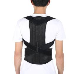 ZJchao Rückenbandage zur Haltungskorrektur - Unterstützung bei Rücken- und Schulterschmerzen, für Damen und Herren - Hilft bei Haltungskorrektur (XL) von ZJchao