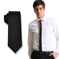 ZKSXOA Herren Krawatte Schmale Einfarbig Seide Krawatten für Herren Klassische Formelle Elegante Schlipse Hochzeit Party Business Krawatte von ZKSXOA