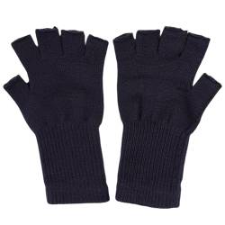 ZLXFT Halb Fingerhandschuhe Winter Fingerlose Handschuhe Half Finger Handschuhe Strickhandschuhe für Männer Frauen von ZLXFT