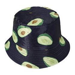 ZLYC Unisex Sommermütze mit süßem Print , Avocado Blau, M von ZLYC