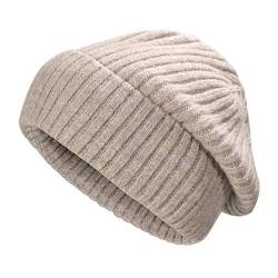 ZLYC Winter Beanie Mütze Long Slouchy Strickmütze Hüte für Damen Herren von ZLYC