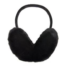 ZLYC Winter Ohrenschützer Ohrenwärmer Outdoor Faux fur Earmuffs für Damen Kinder,Schwarz,Einheitsgröße von ZLYC