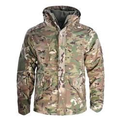 ZMIN Militär Uniform Kampf Jacke Männer Kleidung Armee Tarn Winter Wasserdicht Warme Kleidung Taktische Hosen Jagd Anzüge CP jacket XL von ZMIN