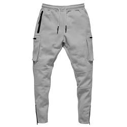 ZMNKH Jogginghose Herren Trainingshose Sporthose,Laufhosen Fitness Cargohose, Sweatpants Freizeithose mit Multi Taschen von ZMNKH