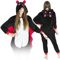 ZOLTA Jumpsuit Onesie für Damen und Herren - Sanft Kuschelig Unisex Pyjama - Warme Schlafanzug - Karneval Kostüm Damen oder Herren - Beliebte und Lustige Tiermotiv - Größe - M - Schläger von ZOLTA