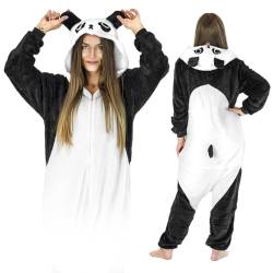 ZOLTA Jumpsuit Onesie für Damen und Herren - Sanft Kuschelig Unisex Pyjama - Warme Schlafanzug - Karneval Kostüm Damen oder Herren - Kostüm Cartoon Motiv von ZOLTA