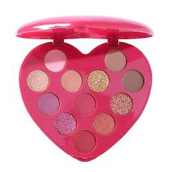 Lidschatten-Palette | Matte Glitzer-Make-up-Palette | Hochpigmentierte Matt-Schimmer-Lidschatten-Palette, Kosmetik-Geschenkset für Frauen und Mädchen, Urlaub, Geburtstag Zonewd von ZONEWD