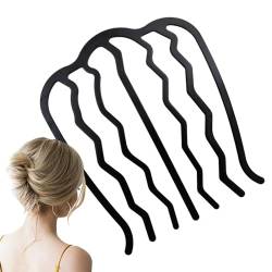 Dekorative Haarkämme für Frauen,U-förmiges französisches Twist-Haarkamm-Zubehör für Frauen - Haarkämme aus Metall, Hochzeits-Haarkamm-Zubehör, französisches Twist-Haarwerkzeug Zonto von ZONTO