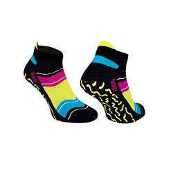 ZOOKSY - Rutschfest Yoga Socken aus Baumwolle (1 Paar) I Füßlinge für Damen und Herren I Ideal für Yoga, Pilates, Fitness I Stopper Tanzsocken I Stoppersocken Damen (C1) von ZOOKSY