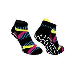 ZOOKSY - Rutschfest Yoga Socken aus Baumwolle (1 Paar) I Füßlinge für Damen und Herren I Ideal für Yoga, Pilates, Fitness I Stopper Tanzsocken I Stoppersocken Damen (D2) von ZOOKSY