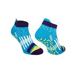 ZOOKSY - Rutschfest Yoga Socken aus Baumwolle (1 Paar) I Füßlinge für Damen und Herren I Ideal für Yoga, Pilates, Fitness I Stopper Tanzsocken I Stoppersocken Damen (F1) von ZOOKSY