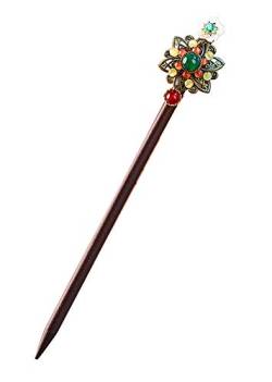 ZORILO Vintage Hairpin Chinese Headdress AccessoriesRetro Classical Hair Chopsticks Elegant Hair Decor #06 (Color : Multicolor) von ZORILO