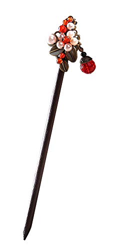 ZORILO Vintage Hairpin Chinese Headdress AccessoriesRetro Classical Hair Chopsticks Elegant Hair Decor [A] (Color : Multicolor) von ZORILO