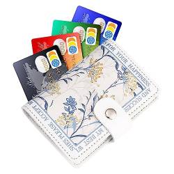 Kreditkartenetui für Frauen – Anti-Entmagnetisierungs-Fronttasche | Mini-Brieftaschen, Fronttasche, PU-Leder für Mitgliedskarten Zorq von ZORQ