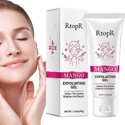 Peeling-Gesichtsreinigungspeeling - Ölfreies Mango-Tägliches Reinigungspeeling für Männer und Frauen,40 g feuchtigkeitsspendendes Peeling, Gesichtsreinigung, Waschpeeling – verbessert die Zorq von ZORQ