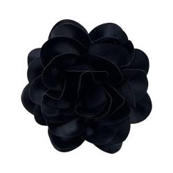 19 cm große Blumenbrosche Clip handgefertigt Kleidung Zubehör Kleidung Satin Broschen Blume Französisch T5q8 Zubehör von ZOUBAOQ