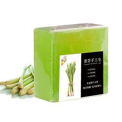 Citronella Soap, Citronella Soap for Humans, Citronella Soap Bar, Citronella Body Soap, Natural Lemongrass Body Wash Soap Bar for Body & Facial Skin, Comes with Cotton Foaming Nets (1PCS) von ZQTWJ