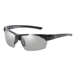 ZQTWJ Sonnenbrille, polarisierte Fahrbrille, Outdoor Sportbrille, Winddichte Fahrrad Sonnenbrille, Farbwechselnde sonnenbrille, UV400 Schutz Metall Rahmen Für Frauen Männer (C) von ZQTWJ