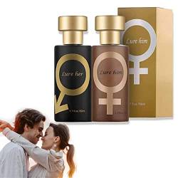 olden Lure Pheromon-Parfüm, Pheromon-Parfümspray Für Frauen Ziehen Männer An, Golden Lure-Parfüm, Langanhaltendes Pheromon-Parfüm Für Männer Und Frauen (Damen + Herren) von ZQTWJ