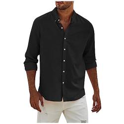 Hemd Herren Freizeit Hemd Herren Langarm Stylische Freizeithemden Für Herren Outdoor Hemd Herren Langarm Hemd Bügelfrei Herren Hemd Langarm Einfarbig Herren Hemd Button Down Hemd Herren Regular Fit von ZRYAZQ