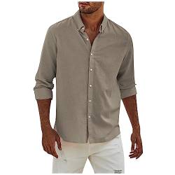 Hemd Herren Freizeit Hemd Herren Langarm Stylische Freizeithemden Für Herren Outdoor Hemd Herren Langarm Herrenhemden Langarm Bügelfrei Button Down Hemd Herren Regular Fit Hemd Langarm Comfort Fit von ZRYAZQ