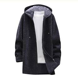 Strickjacke Herren Winterjacke Herren Warm Pullover Herren Beheizbare Jacke Zipper Hoodie Fleecejacke Herren Sweatjacke Herren Softshelljacke Herren Kapuzenjacke Herren Mantel Herren Outdoor von ZRYAZQ