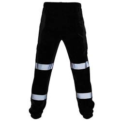 ZRYAZQ Arbeitshosen Männer Reflektierend Chino Hose Herren Viele Taschen Wanderhose Herren Freizeit Hosen Für Herren Jogginganzug Herren Herren Hosen Mit Gummizug Gym Hosen Herren Baggy Hosen Herren von ZRYAZQ