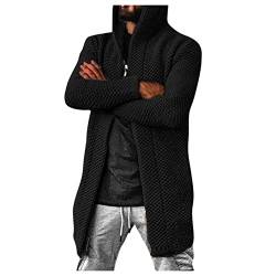 ZRYAZQ Strickjacke Herren Mantel Herren Lang Jacke Herren Hoodie Herren Strickpullover Herren Softshelljacke Herren Herbstjacke Herren Winterjacke Herren Pullover Herren Kapuzenjacke Cardigan Herren von ZRYAZQ