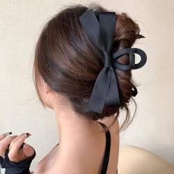 ZSPERKLA Haarspangen mit Schleife Haarklammern, Large Satin-Haarspange Französische Haarspangen für Frauen Mädchen(1 Stück) von ZSPERKLA